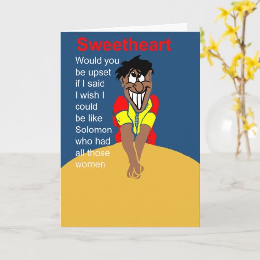 アフリカ系アメリカ人のバイブルハッピーバースデー カード (黄色い花)