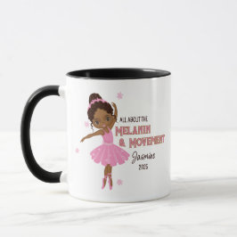 アフリカ系アメリカ人のバレリーナ コーヒーマグ マグカップ