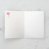 アフリカ系アメリカ人のバレンタインデーのカード カード (内部)