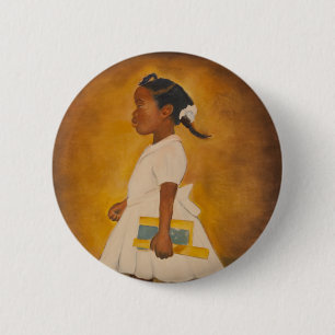 アフリカ系アメリカ人のファインアート 缶バッジ