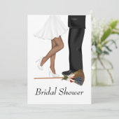 アフリカ系アメリカ人のブライダルシャワーへの招待 (スタンド正面)