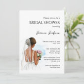 アフリカ系アメリカ人のブライダルシャワーへの招待 (スタンド正面)