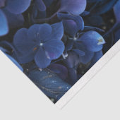 アフリカ系アメリカ人のブルーデコパージュフローラ 薄葉紙 (詳細)