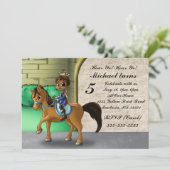 アフリカ系アメリカ人のプリンスの誕生日 招待状 (スタンド正面)