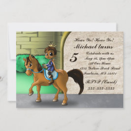 アフリカ系アメリカ人のプリンスの誕生日 招待状