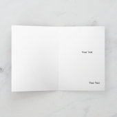 アフリカ系アメリカ人のプリンセスの蝶挨拶状 カード (内部)