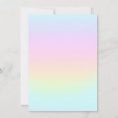 アフリカ系アメリカ人のプリンセスの誕生日お礼カード 招待状 (裏面)