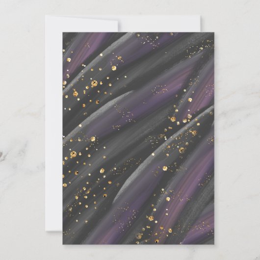 アフリカ系アメリカ人のベビーシャワーの招待状 招待状 (裏面)