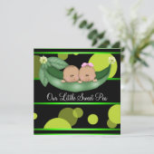 アフリカ系アメリカ人のポッドに入ったエンドウ豆のジェンダーが明らかになる 招待状 (スタンド正面)