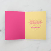 アフリカ系アメリカ人のママと娘　ハッピーマザーズデー カード (内部)