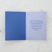 アフリカ系アメリカ人のママ & 息子 ハッピーマザーズデー カード (内部)