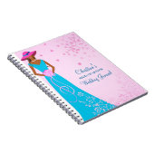 アフリカ系アメリカ人のメイド・オブ・オーナー（花嫁付き添い人）ジャーナルノート ノートブック (右側)