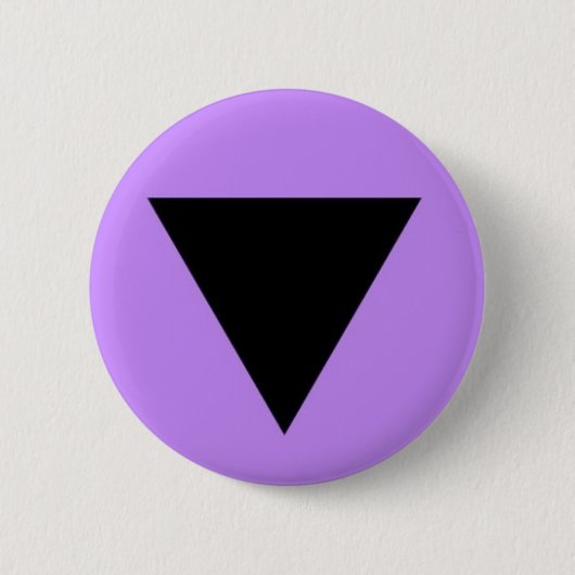 アフリカ系アメリカ人のレズビアンの記号Pinback 缶バッジ (正面)