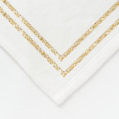 アフリカ系アメリカ人のヴィンテージの女の赤ちゃんのフリースブランケット フリースブランケット (角)