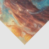 アフリカ系アメリカ人の人魚が海の下に 薄葉紙 (詳細)