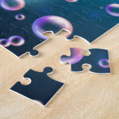 アフリカ系アメリカ人の人魚とバイオリン ジグソーパズル (側面)