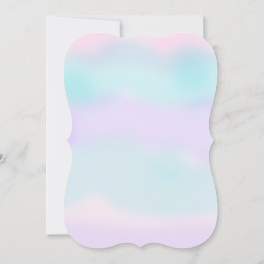 アフリカ系アメリカ人の人魚のヴィンテージのベビーシャワー 招待状 (裏面)