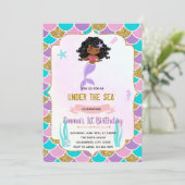 アフリカ系アメリカ人の人魚テーマ招待 シーズンカード (スタンド正面)