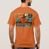 アフリカ系アメリカ人の便利屋の販促用カスタマイズグッズ Tシャツ (裏面)
