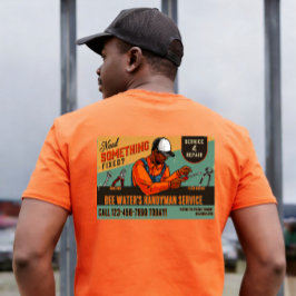 アフリカ系アメリカ人の便利屋の販促用カスタマイズグッズ Tシャツ