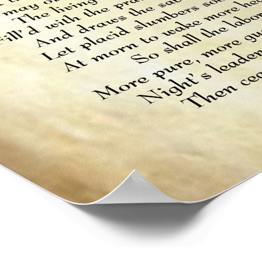 アフリカ系アメリカ人の初期の詩夕べ ポスター (角)