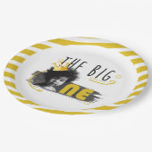 アフリカ系アメリカ人の大男の赤ちゃん ペーパープレート (アングル)