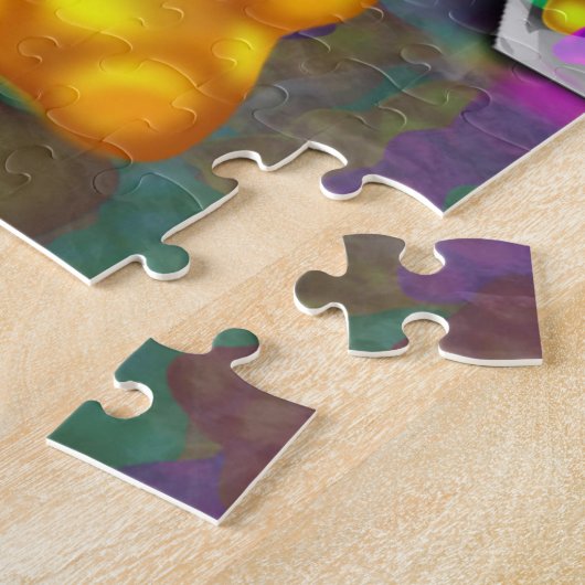 アフリカ系アメリカ人の女の子とグミベア ジグソーパズル (側面)