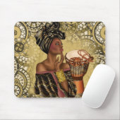 アフリカ系アメリカ人の女性のマウスパッド マウスパッド (マウス)