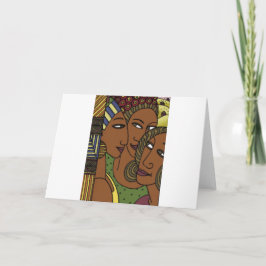 アフリカ系アメリカ人の女性の姉妹の友人 カード