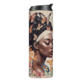 アフリカ系アメリカ人の女性を元気づける タンブラー (回転左)