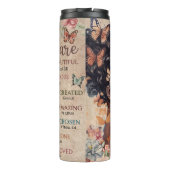 アフリカ系アメリカ人の女性を元気づける タンブラー (裏面)