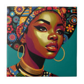 アフリカ系アメリカ人の女性芸術 タイル (正面)