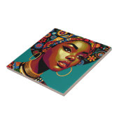 アフリカ系アメリカ人の女性芸術 タイル (側面)