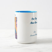 アフリカ系アメリカ人の女王の母の日 ツートーンマグカップ (中央)