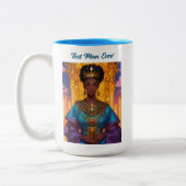 アフリカ系アメリカ人の女王の母の日 ツートーンマグカップ (左)