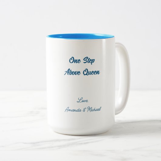 アフリカ系アメリカ人の女王の母の日 ツートーンマグカップ (正面右)
