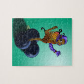 アフリカ系アメリカ人の妖精とブルーベリー ジグソーパズル (横)