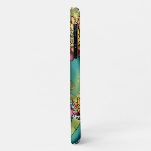 アフリカ系アメリカ人の妖精と睡蓮 Case-Mate iPhoneケース (裏面/左)