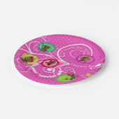 アフリカ系アメリカ人の妖精誕生日 ペーパープレート (アングル)