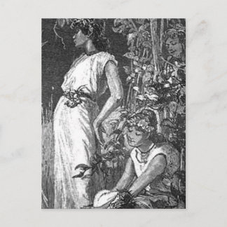 アフリカ系アメリカ人の妖精(ブライダルシャワー) インビテーションポストカード