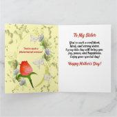 アフリカ系アメリカ人の姉妹のための母の日 カード (内部)