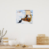 アフリカ系アメリカ人の子供 ポスター (キッチン)