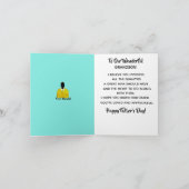 アフリカ系アメリカ人の孫スーツ&タイ父の日 カード (内部)