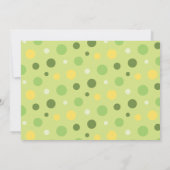 アフリカ系アメリカ人の対のエンドウ豆のベビーシャワー招待状 招待状 (裏面)