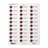 アフリカ系アメリカ人の小さなクリスマスウィッチ ラベル (フルシート)