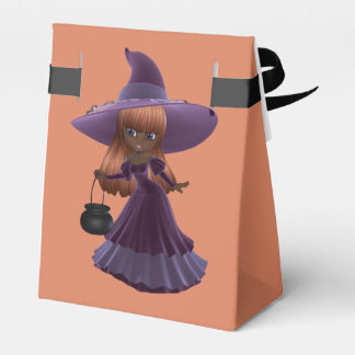 アフリカ系アメリカ人の小さな魔女ハロウィーントリート フェイバーボックス