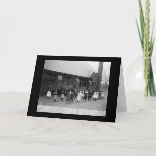 アフリカ系アメリカ人の小学校は1900年をからかいます カード (正面)