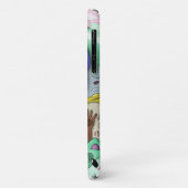 アフリカ系アメリカ人の少女と猫 Case-Mate iPhoneケース (裏面/左)