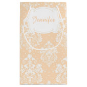 アフリカ系アメリカ人の少女に感謝 スモールペーパーバッグ (裏面)