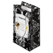 アフリカ系アメリカ人の少女に感謝 スモールペーパーバッグ (正面アングル)